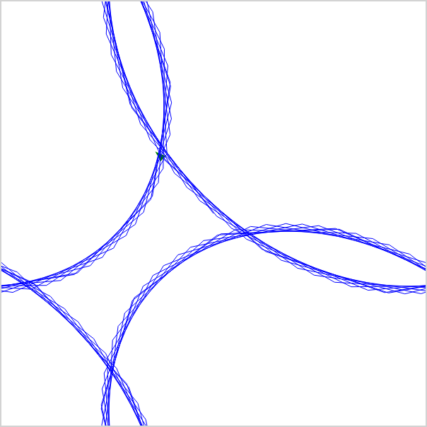 Weird arcs.